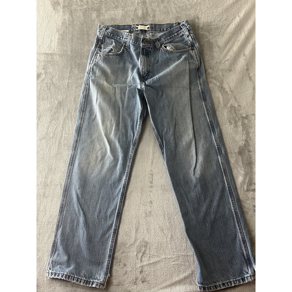 Carhartt Mens Jeans 35x30 Light Wash B17 DKV Traditional Fit Straight Leg - Picture 1 of 7